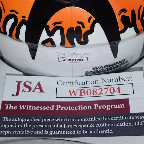 Ochocinco Bengals Chad Johnson Autographed mini helmet Cincinnati Bengals - Picture 9 of 13